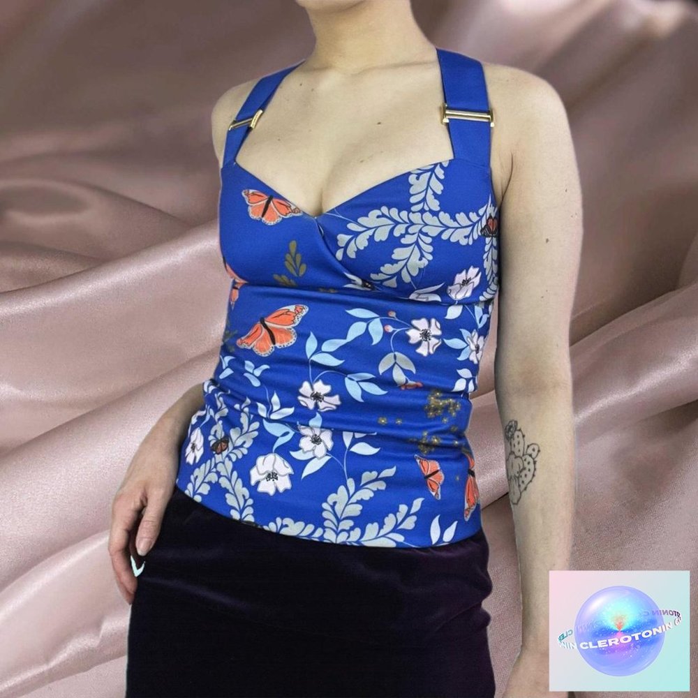 Ted Baker London Kyoto Gardens Japan Top 🦋💙